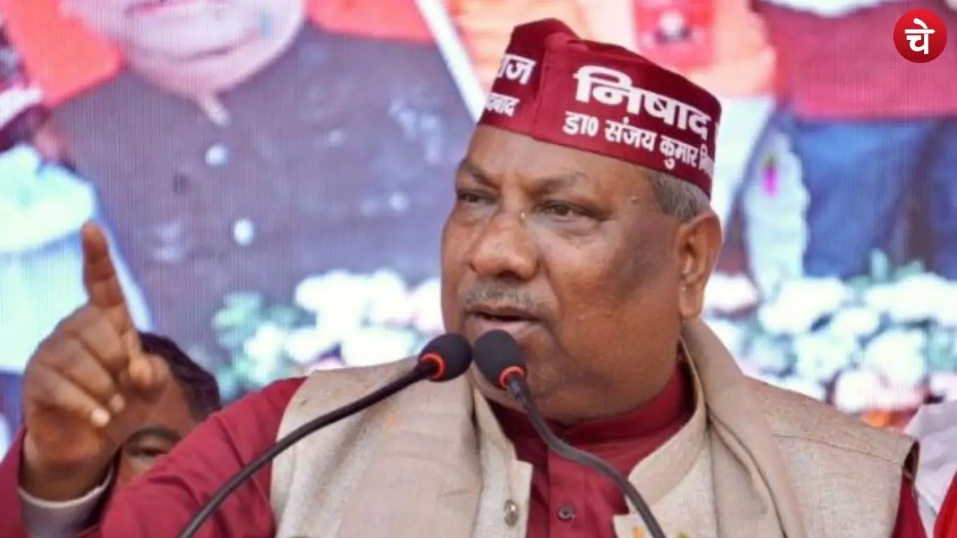 Sanjay Nishad, President of the Nishad Party